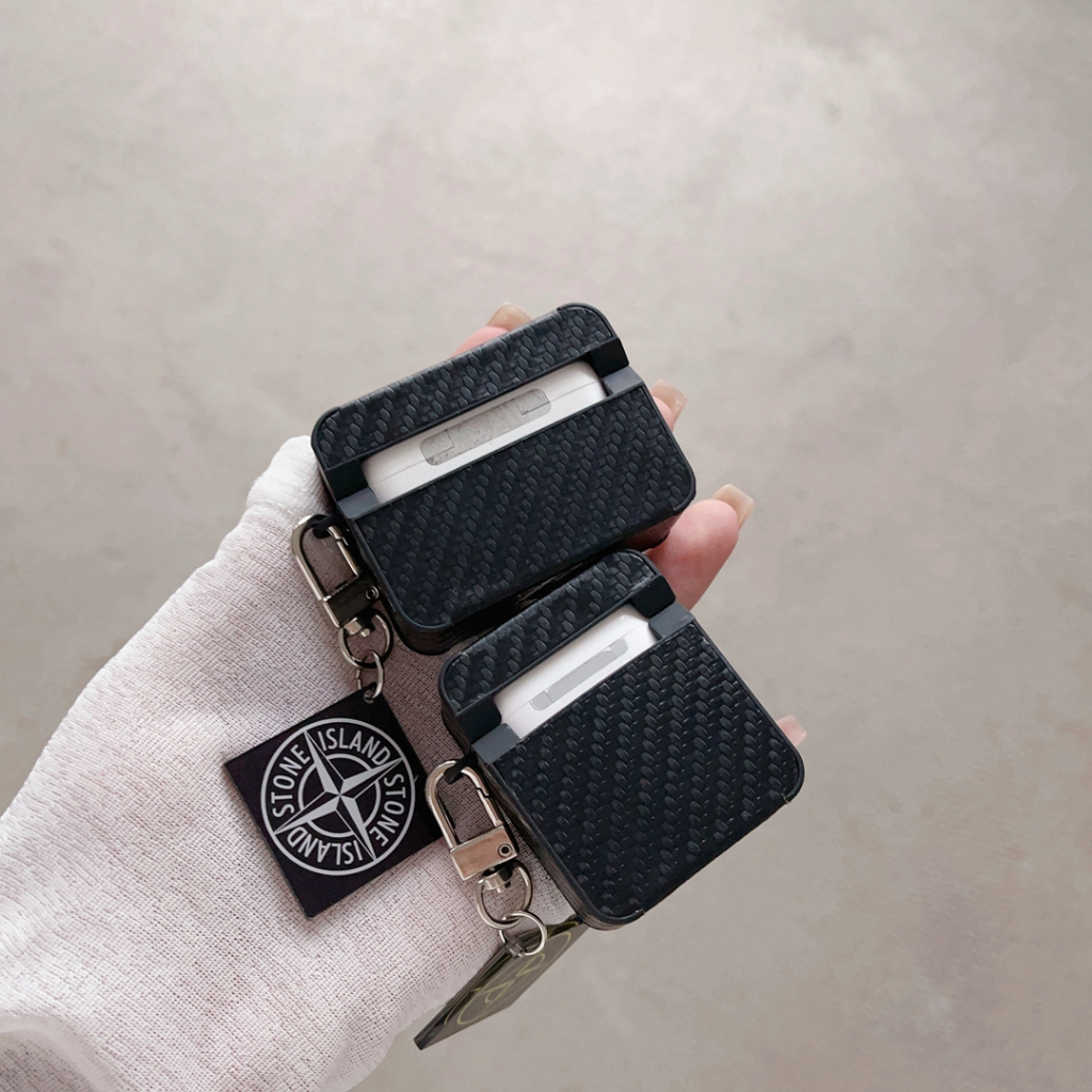 AirPods 4 ANC Cover black Fashion Stone Island For AirPods pro 2nd