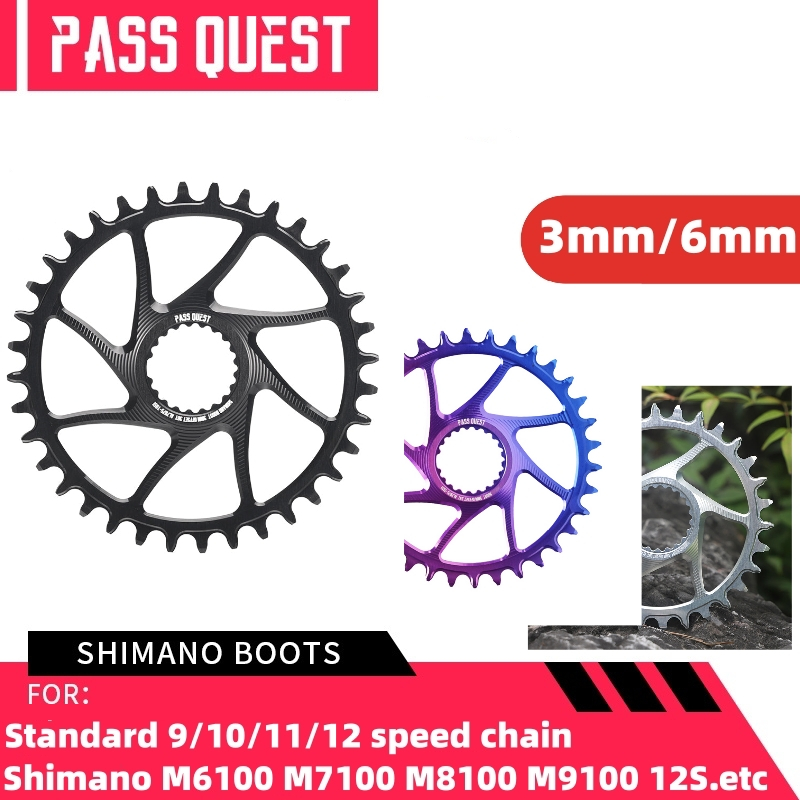 Chainring SHIMANO BOOST 3mm 6mm Offset bike 28-38T MTB Narrow Wide ...