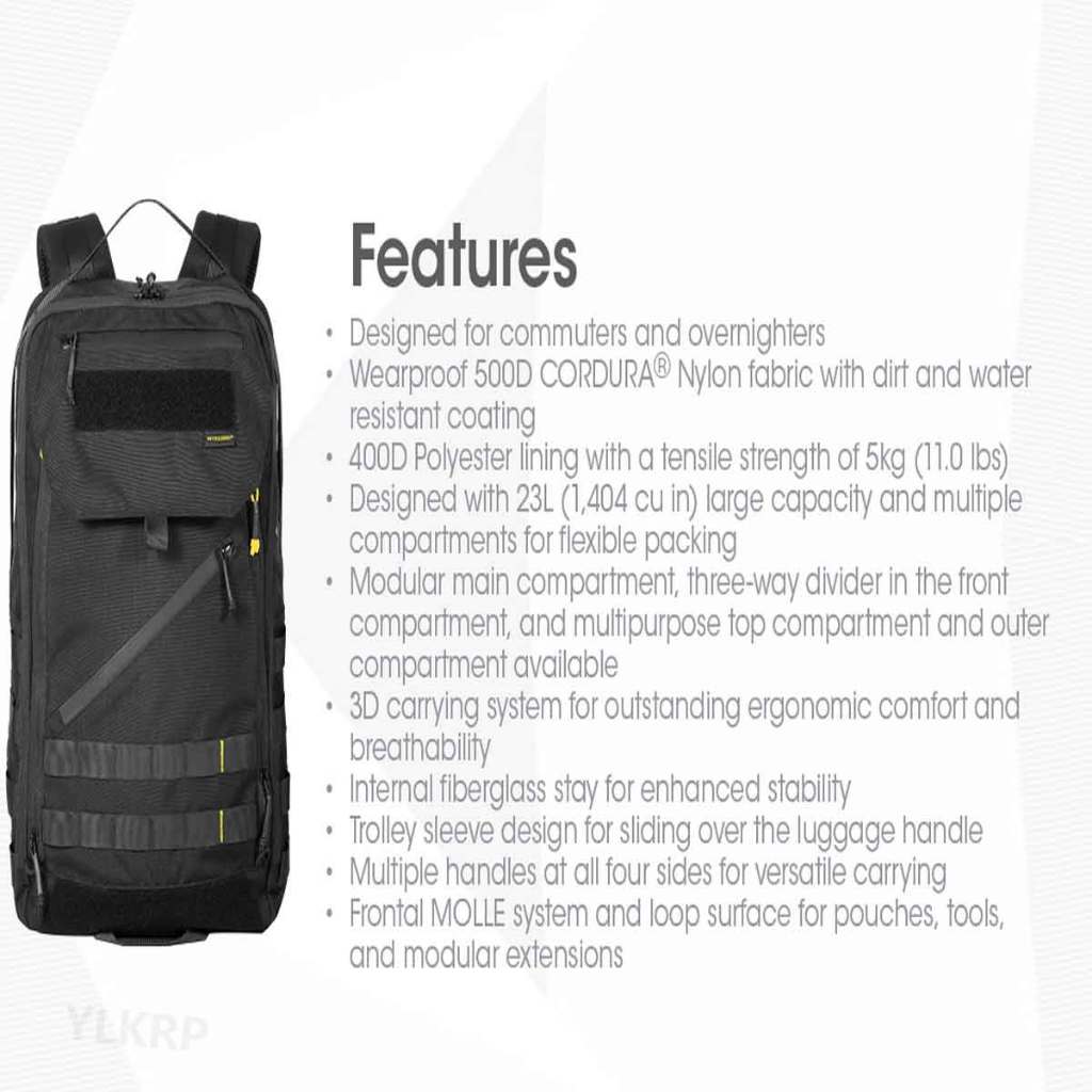 NITECORE BP23 PRO 23L High Capacity Backpack with 5kg tensile strength .