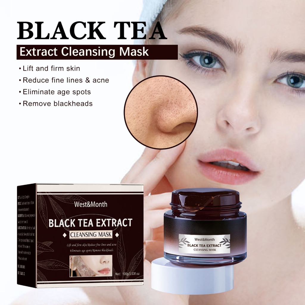 West & Month Black Tea Mask Blackhead Mask Treats Blackheads and ...