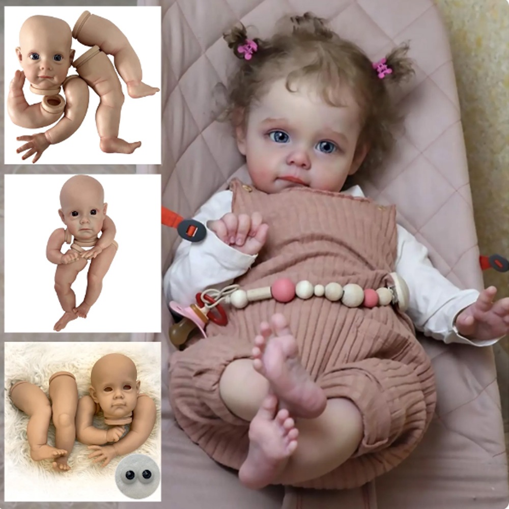 1822 Inch Maggie Baby Reborn Doll Kits 3D Painted Kit Reborn Baby Doll