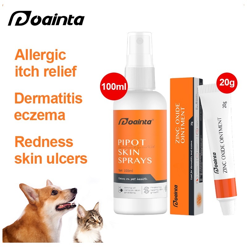 PUAINTA Combination Set Ointment For Dogs and Cats Eczema Dermatitis ...