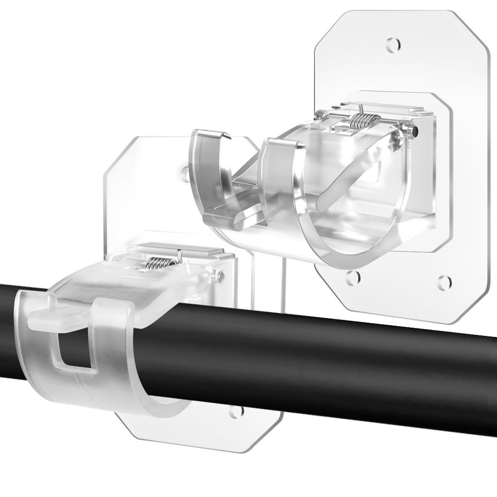 No Drill Curtain Rod Brackets,Adhesive Curtain Rod Hooks,Nail Free