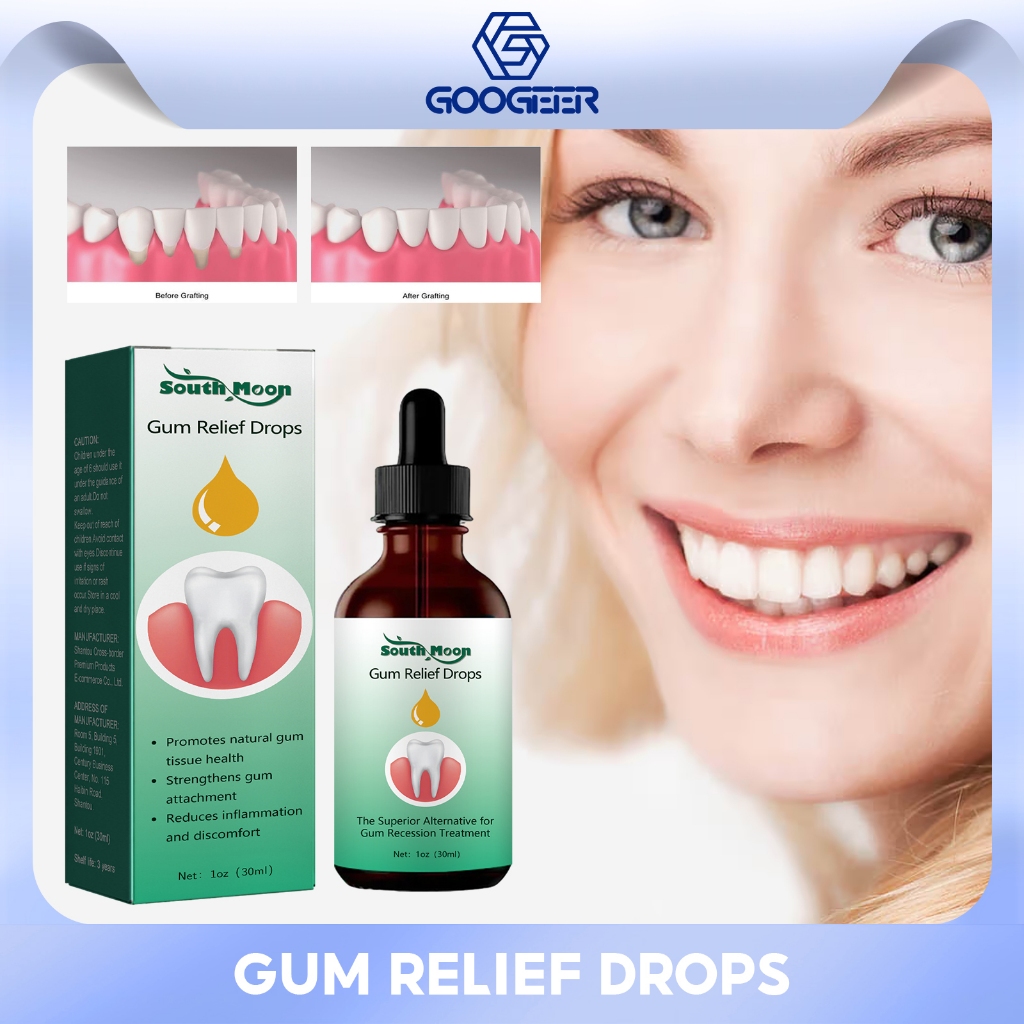 South Moon Gum Relief Drops Toothache Pain Relief Swollen Gum Drops ...