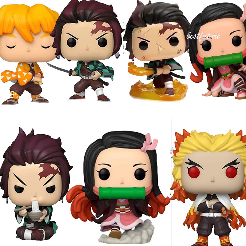 Funko Pop Demon Salyer Kyoujurou Rengoku #1308 Tanjiro Nezuko Zenitsu ...