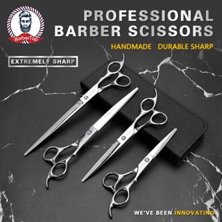 Professional Hair Cutting Scissors Sets 11PCS,Multi-purpose Hair Cutting Tools,Hair Clamps,Stainless Steel Material,for Salon,pet,Kids,Barber,Adults