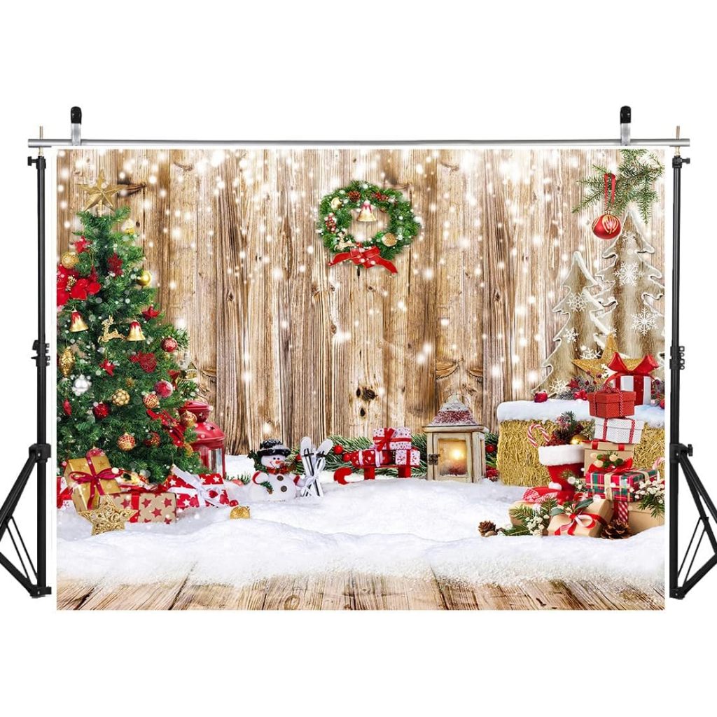 7x5ft Christmas Backdrops for Photography Winter Snow Photography ...