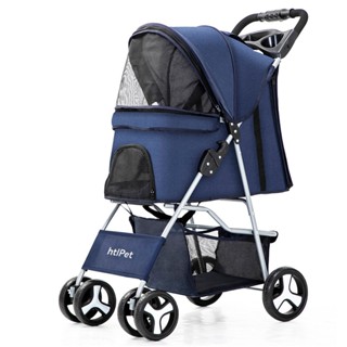 Folding Pet Stroller For Small and Medium Dogs and Cats Pet Buggy