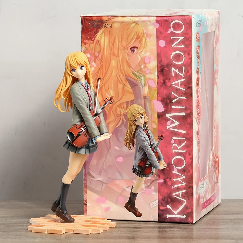 Your Lie In April Miyazono Kaori Anime Pvc Figure Collection Model Toys 20cm Shopee Philippines