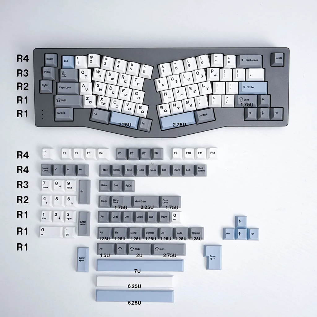 Piano Theme Keycaps Mechanical Keyboard Key Caps 141 Keys Cherry ...