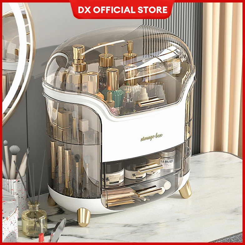 【Ready Stock】Large Make Up Organizer Acrylic Storage Organizer Perfume