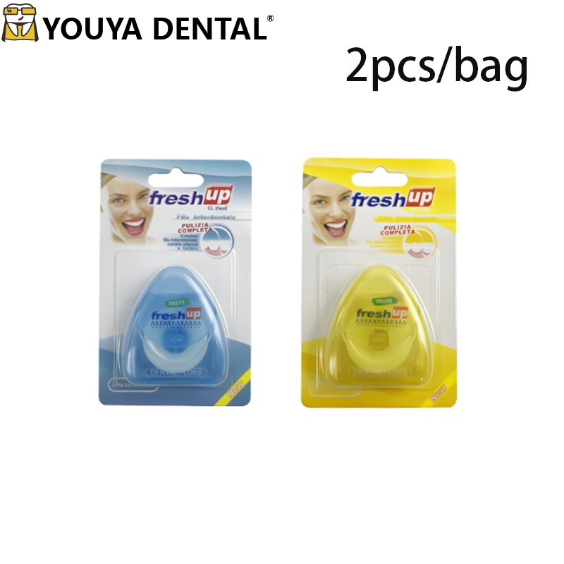 2pcs/bag Micro Dental Floss Interdental Brush Teeth Stick Toothpicks ...