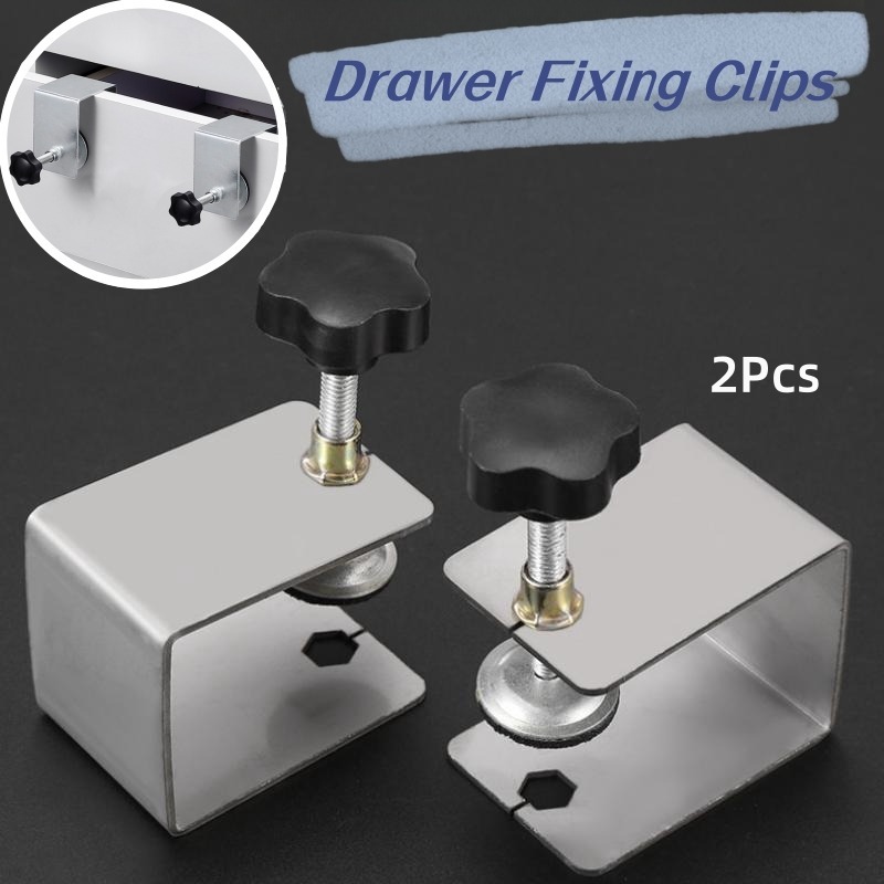 Universal C Clamps 4-Piece Drawer Front Installation Clamps - Universal C-Clamp Cabinet Mounting Tools Drawer Clamps