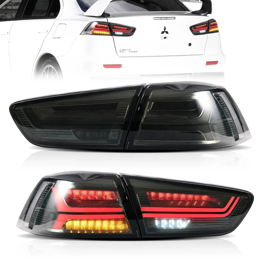 2008-2017 Mitsubishi Lancer & EVO X Vland Full LED Tail Lights W ...