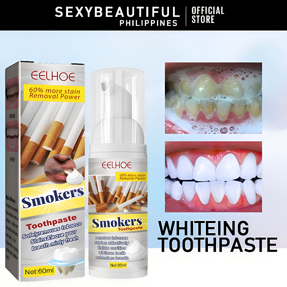 BM Mint Toothpaste Smokers Whitening Mousse Teeth Whitening Whitener