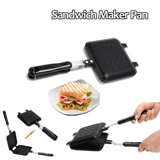Toasted Sandwich Maker Non-stick Grilled Sandwich Panini Maker With ...