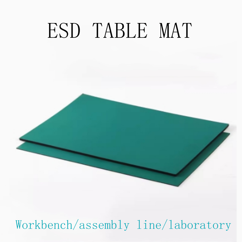 Anti static table mat, electrostatic leather rubber cloth rubber mat