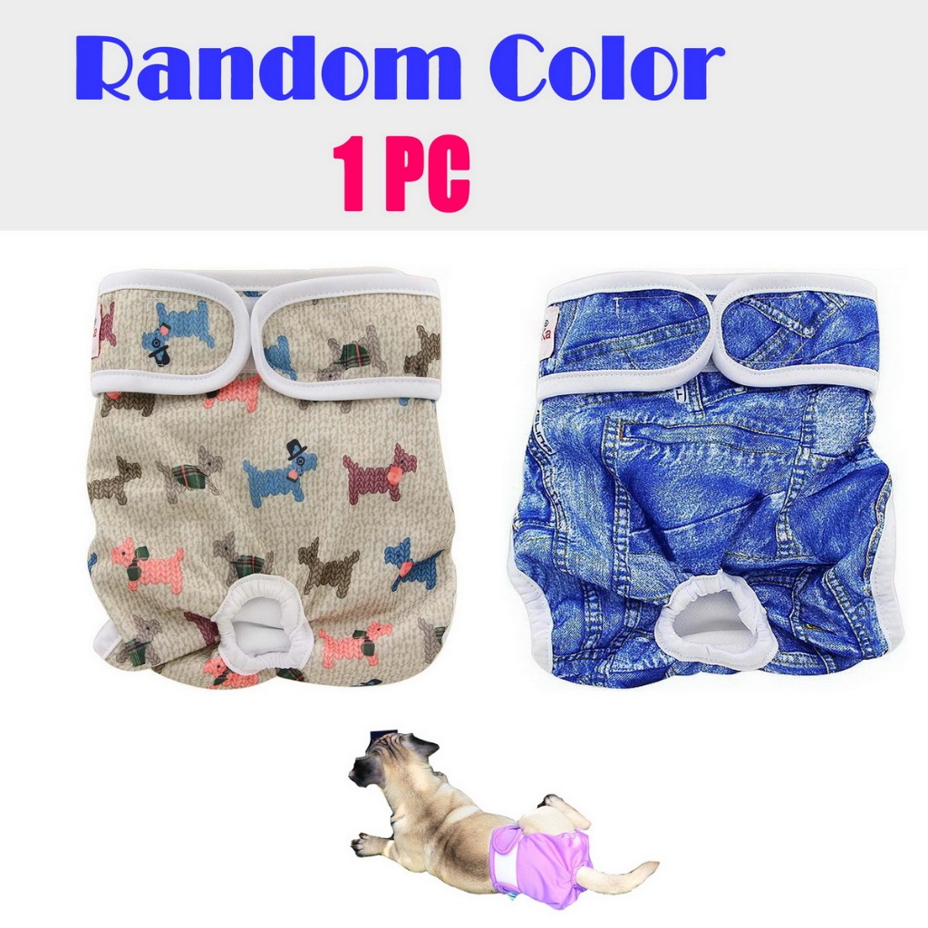 Washable Diaper Dog Wrap Reusable Female Dog Waterproof Diapers Clothes Shopee Philippines