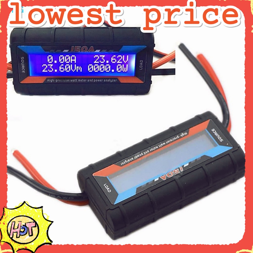 ZJPG> FT08 RC 150A High Precision Watt Meter Power Analyzer Backlight ...