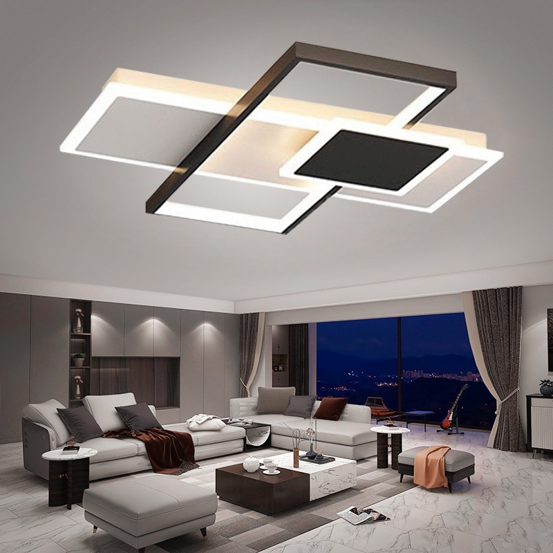 Modern Design LED Ceiling Light 3Colors Dimming/ Remote Control Living