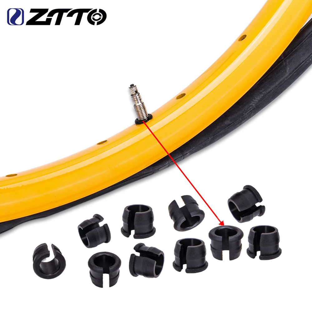 ZTTO 10pcs MTB Road Bike Rim Valve Converter Schrader Valve To Presta Valve FV Inner Tube