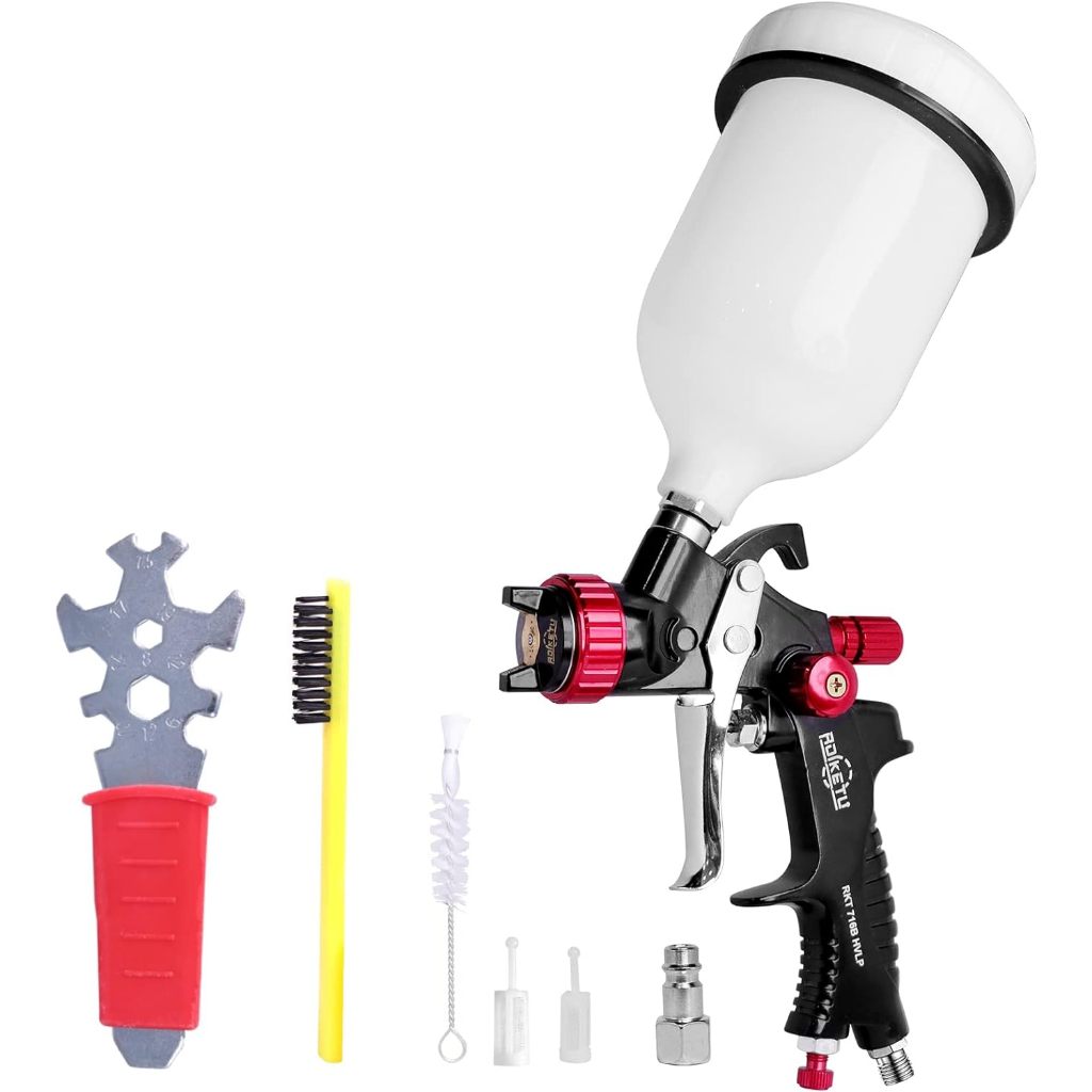 Paint Sprayer HVLP Spray Paint Gun Professional Automotive Spray