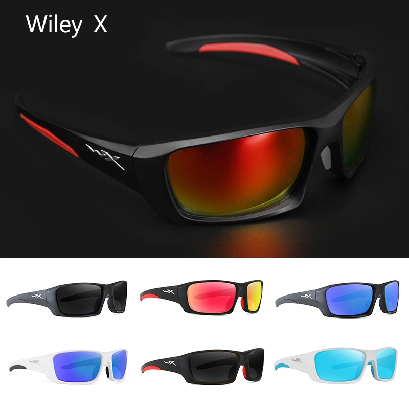 Wiley X Tactical Glasses UV400 Polarized Cycling Sports Sunglasses Anti-UV  Men Women Shooting Goggles Bike Shades For Fishing