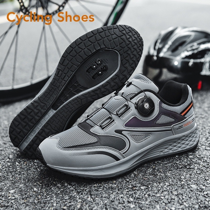 Men's Mountain Biking Shoes Flat Pedals MTB SPD Downhill Enduro Shoes