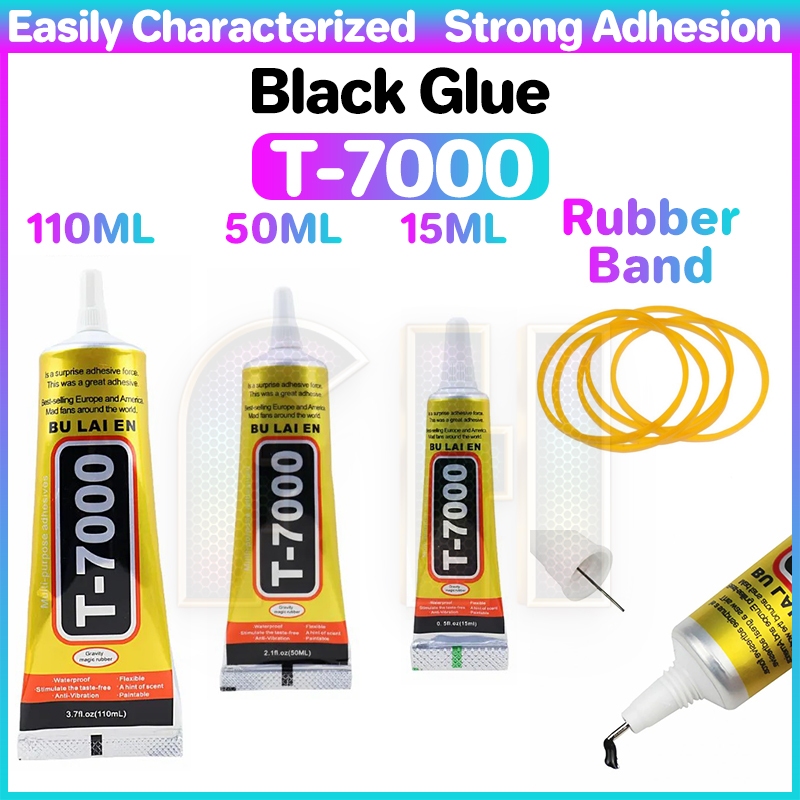 T7000 Black Contact DIY Glue Repair Adhesive With Precision Applicator ...