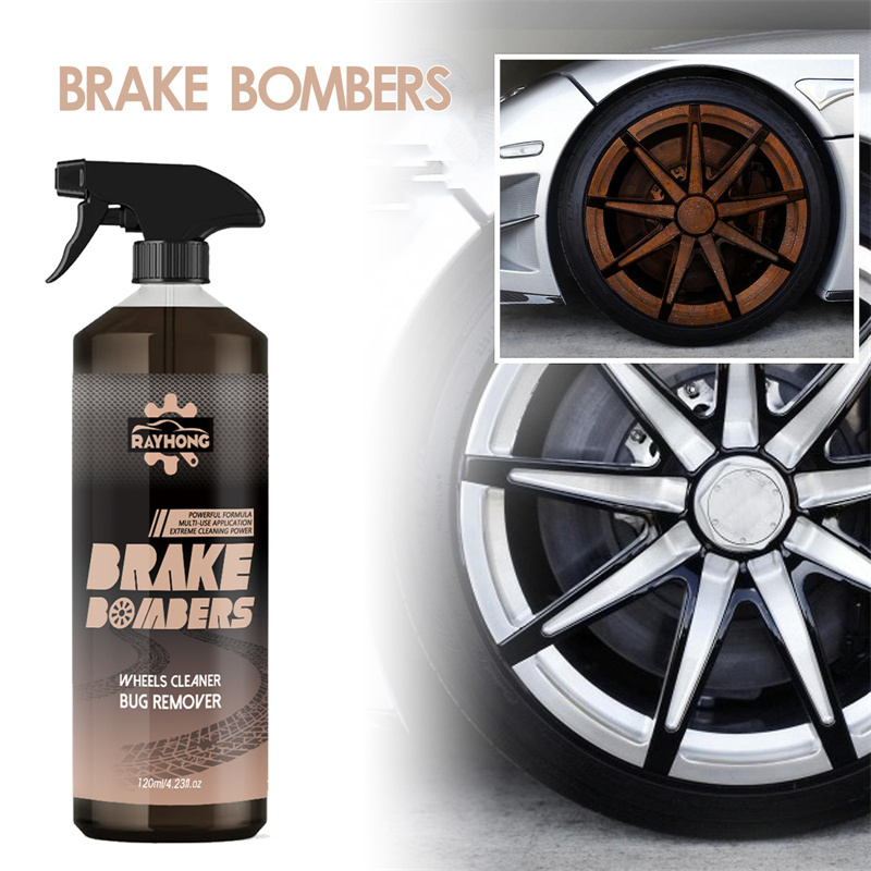 Wheel Rim Cleaner Brake Bomber Wheel Cleaner 120ml Powerful Rim Wheel
