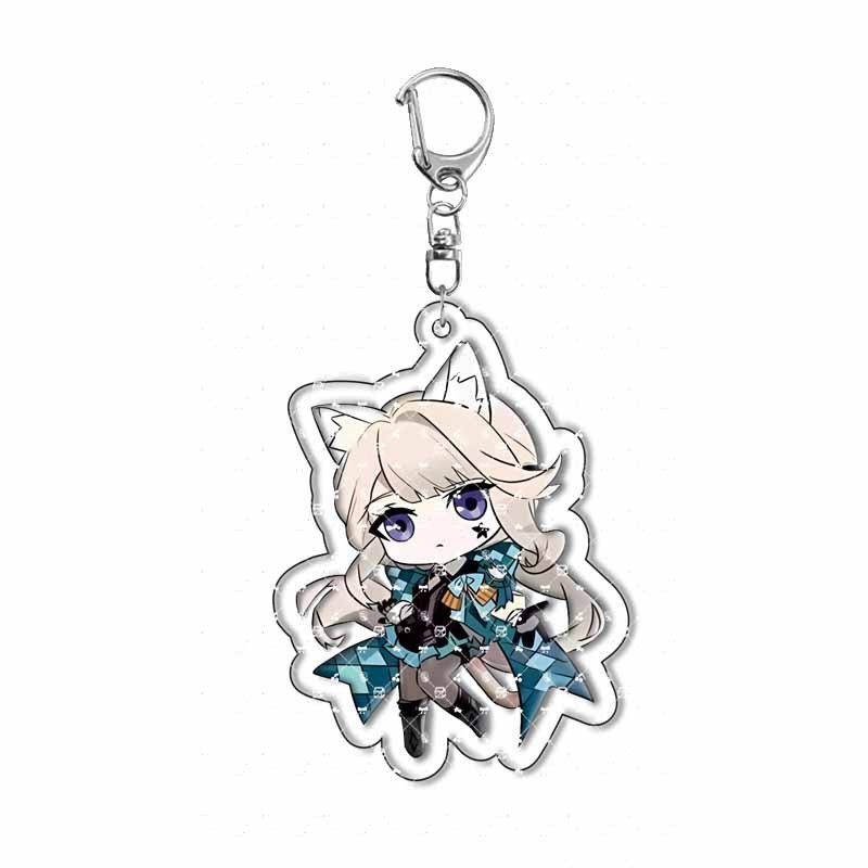 Genshin Impact keychain Mavuika Furina Arlecchino interlayer acrylic ...