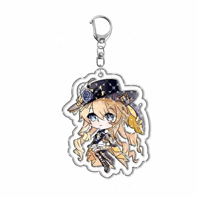 Genshin Impact keychain Wriothesley Furina Arlecchino Fontaine ...