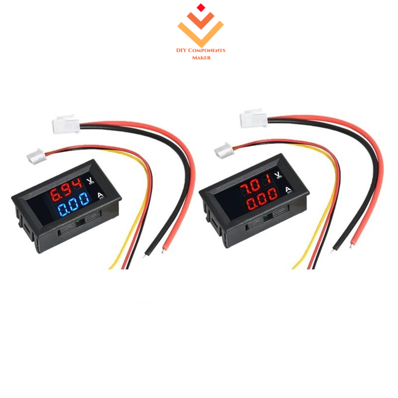 0.56'' DC0-100V 10A 50A 100A Dual LED Digital Voltage Current Meter ...