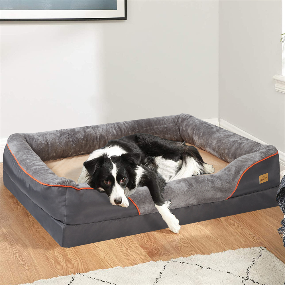 Large Orthopedic Dog Bed Memory Foam Pet Sofa Couch Elevated Cushion Warm Couch Nonskid Bottom Shopee Philippines