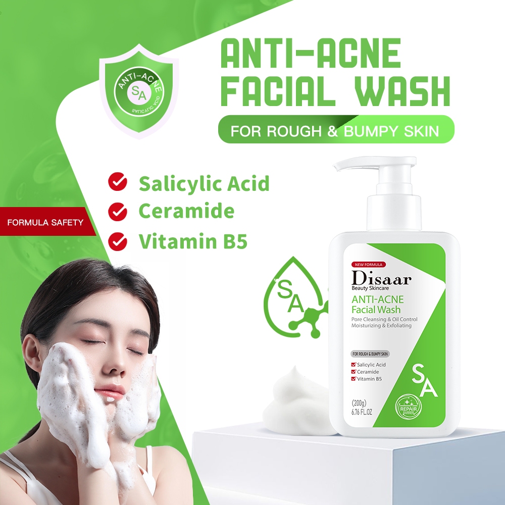 Disaar Salicylic Acid Anti Acne Treatment Facial Wash Pore Cleanser ...