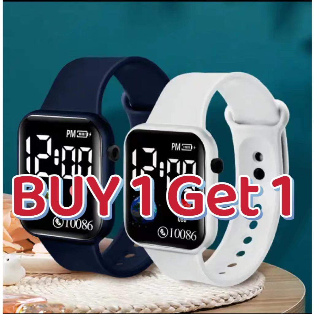 Couple Watch For Women Men Led Cheap Waterproof Digital Bracelet Watch ...