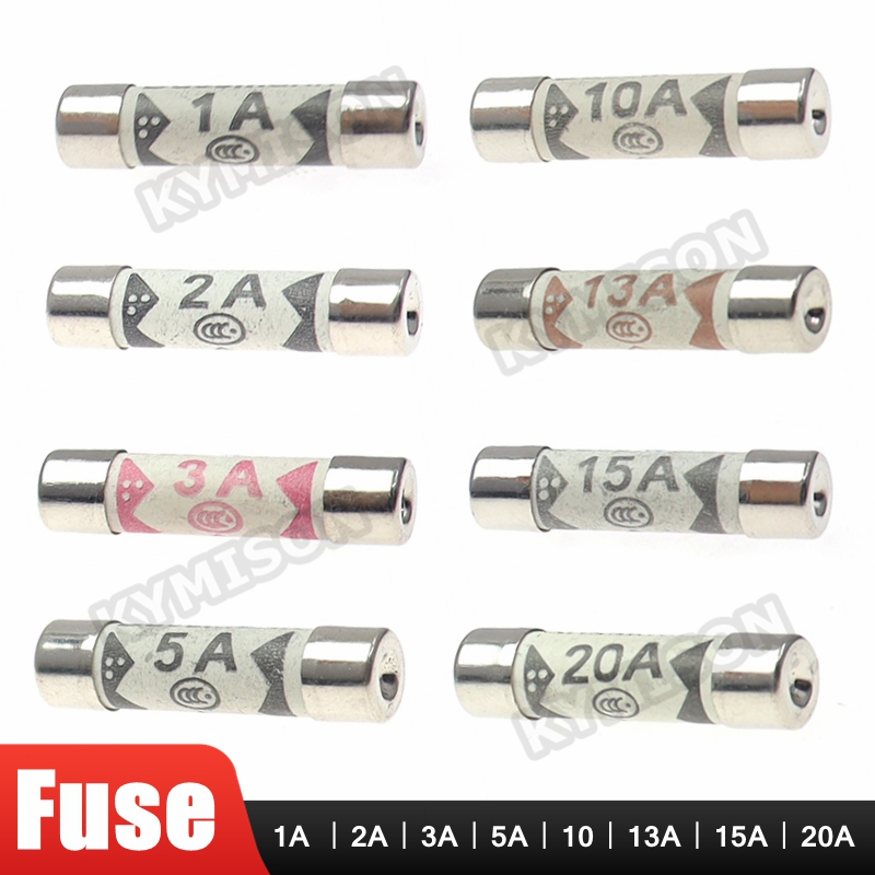 thumbnail image 2 of 5-Pack Bussmann 7A 250V Ceramic Fuses – 6x25mm, BS1362 – RoHS Approved 2 of 6