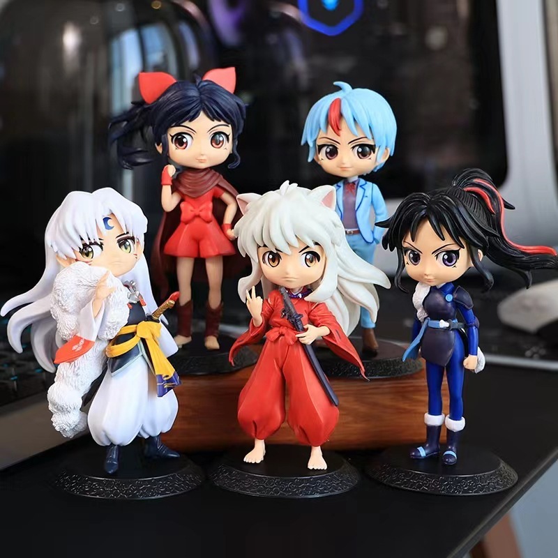 1Pcs 15cm Anime Hanyo-Yashahime Figure Inuyasha Sesshoumaru Higurashi ...