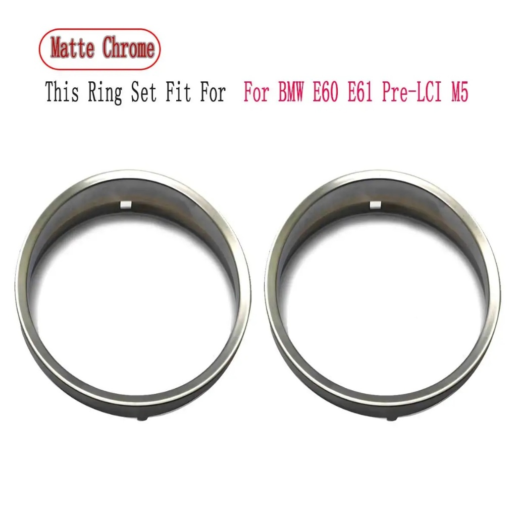 Advanced Matte Chrome Silver Speedometer Gauge Dial Rings Bezel Trim ...