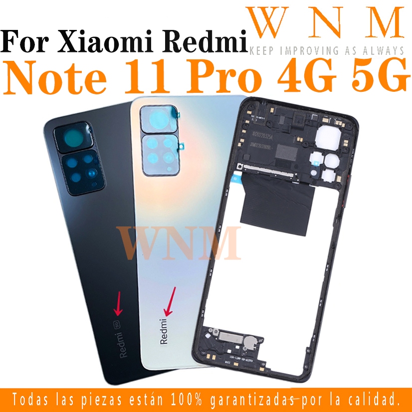 For Xiaomi Redmi Note 11 Pro 4G 5G LCD Front Frame Bezel Back Battery ...
