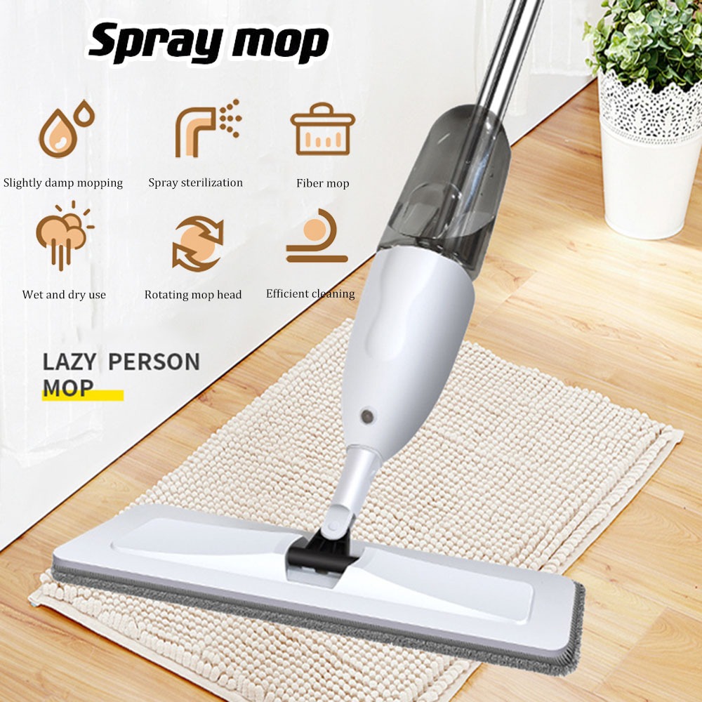 Floor Mop Spray Mop 360 Degrees Mop With Spinner Spinner Head Household ...