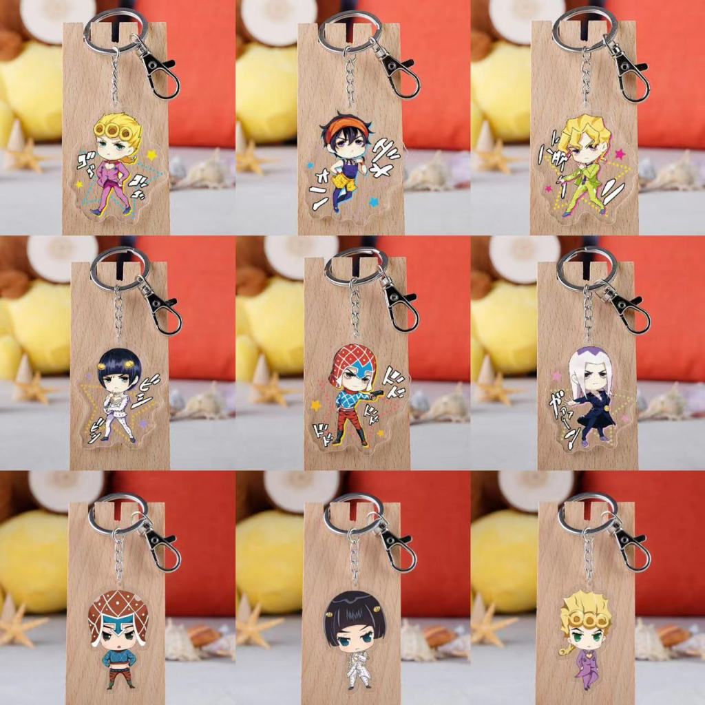 Anime JOJO's Bizarre Adventure Jill Kana Langa Acrylic Keychain ...