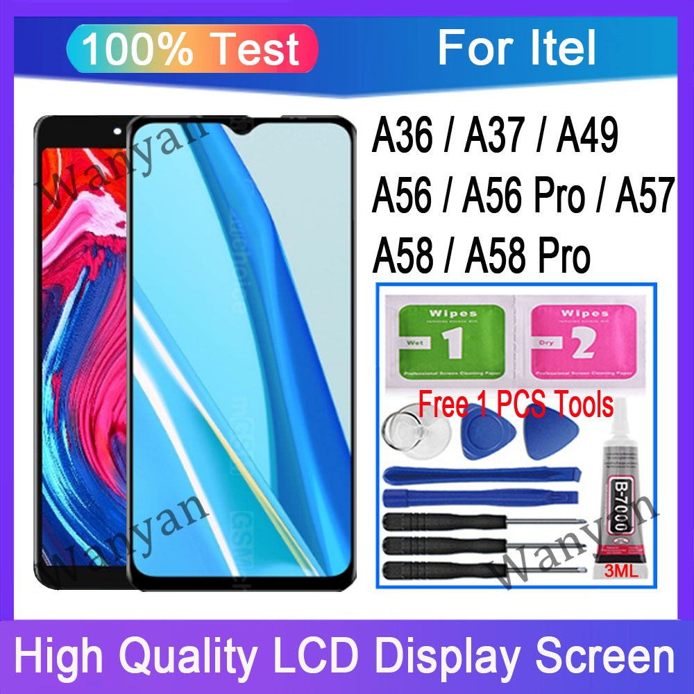 Original Itel A36 A37 A49 A56 A58 A56 Pro A57 A58 Pro LCD Display Touch ...