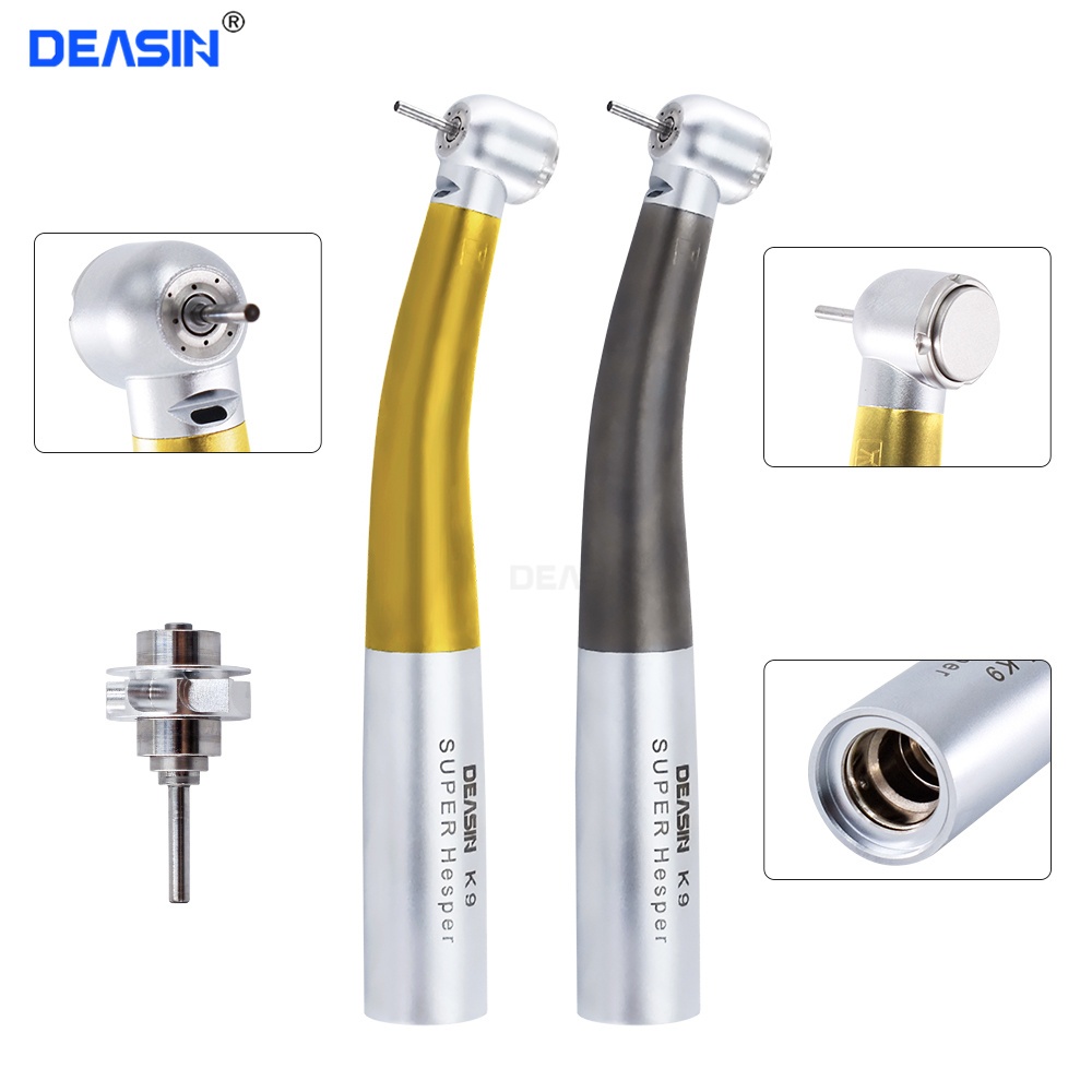 NEW DEASIN Dental Fiber optic High Speed Handpiece Air Turbine with