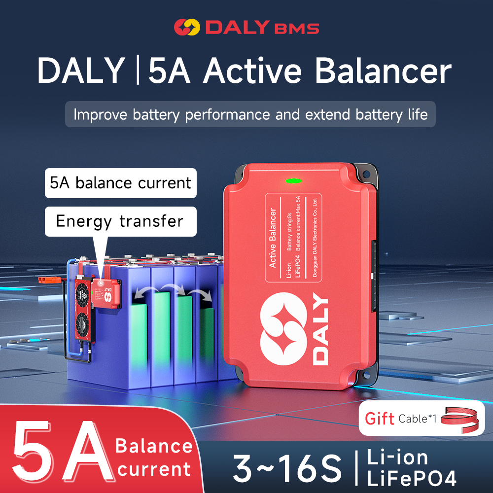Daly BMS 5A Balancing Board 18650 Active Equalizer Balancer Lifepo4 3S