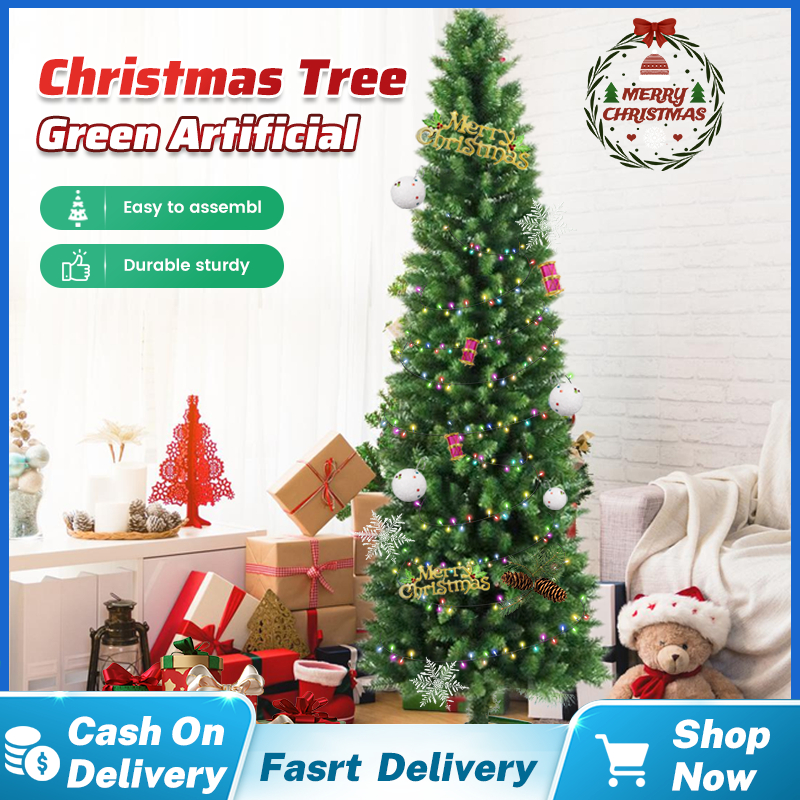 christmas tree 8ft slim Christmas Tree Decorations Sale For Home 2023 ...