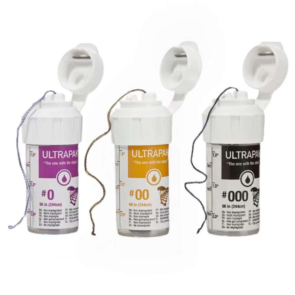 1Bottle Ultrapak Dental Gingival Retraction Knitted Cord Packing ...