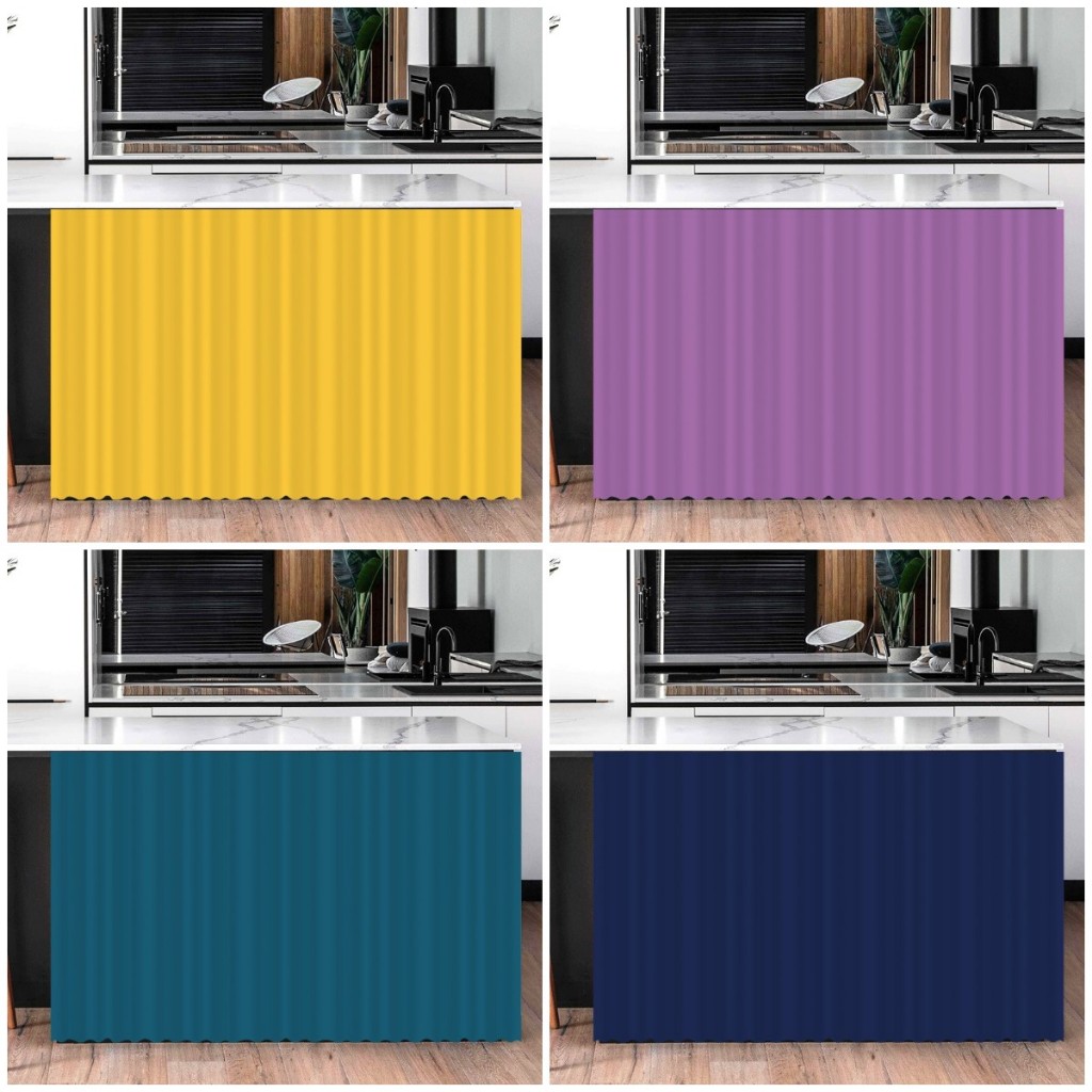 Dustproof Cabinet Curtain For Cupboard Wardrobe Shoes Shelf Washable ...