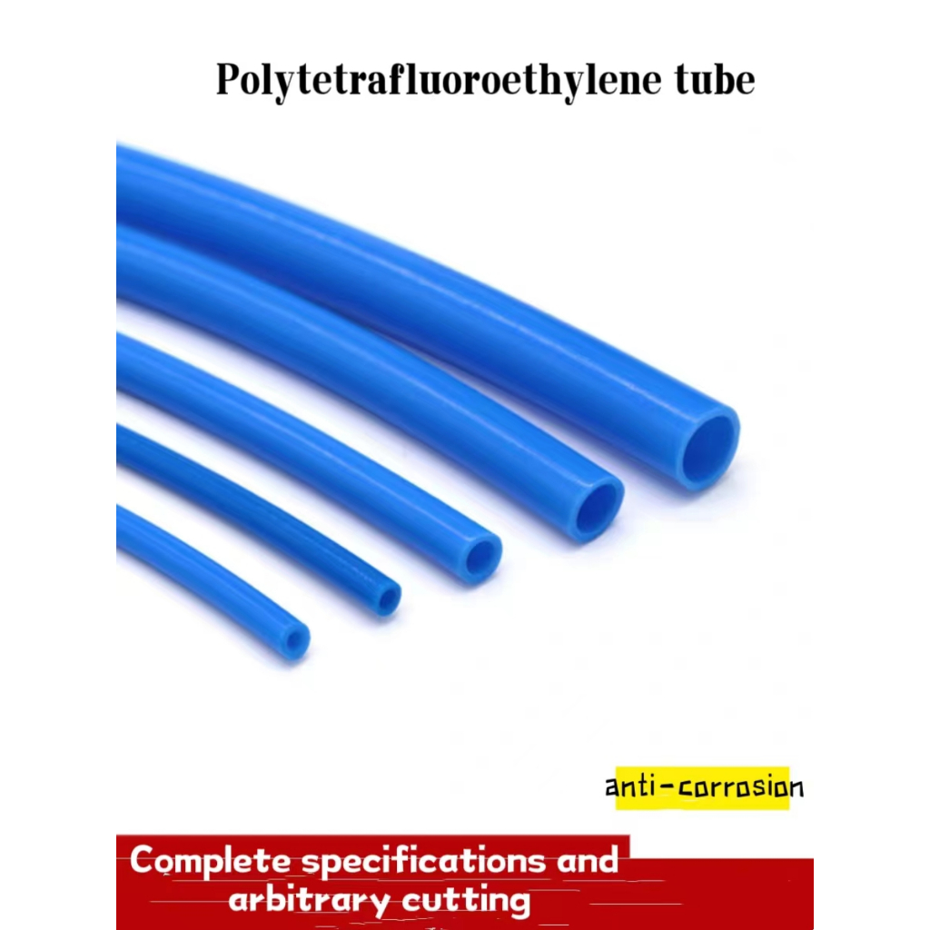 Teflon tube, Teflon tube, blue PTFE tube, high-temperature resistant ...