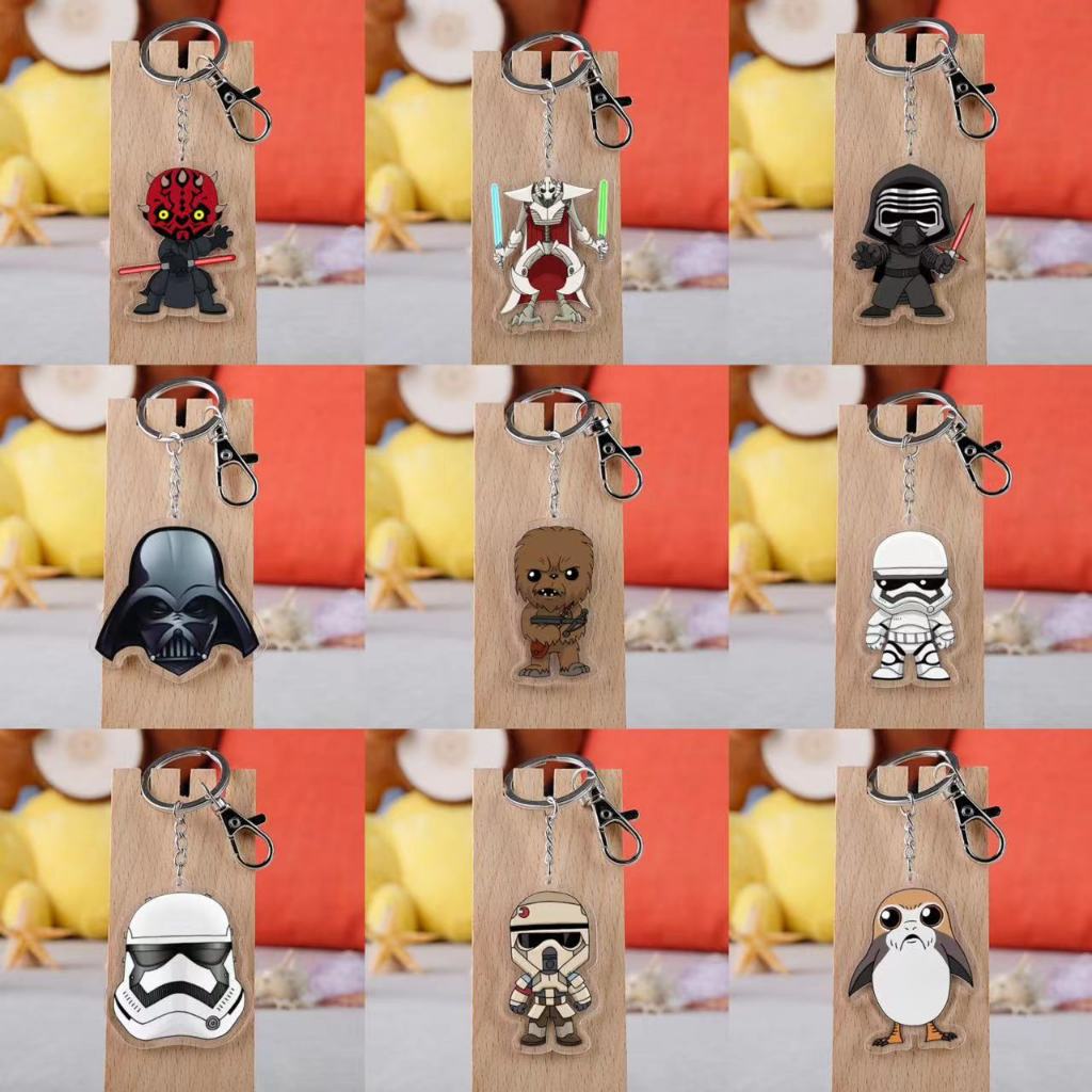 Star Wars Acrylic Keychain Darth Moore Skywalker Jedi Knight ...